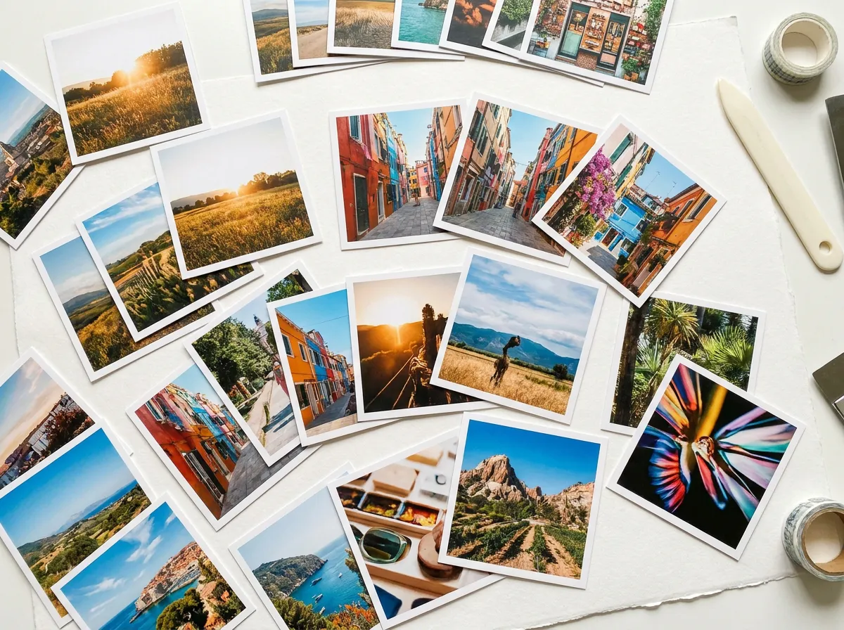Cartoline Quadrate personalizzata — stampa professionale