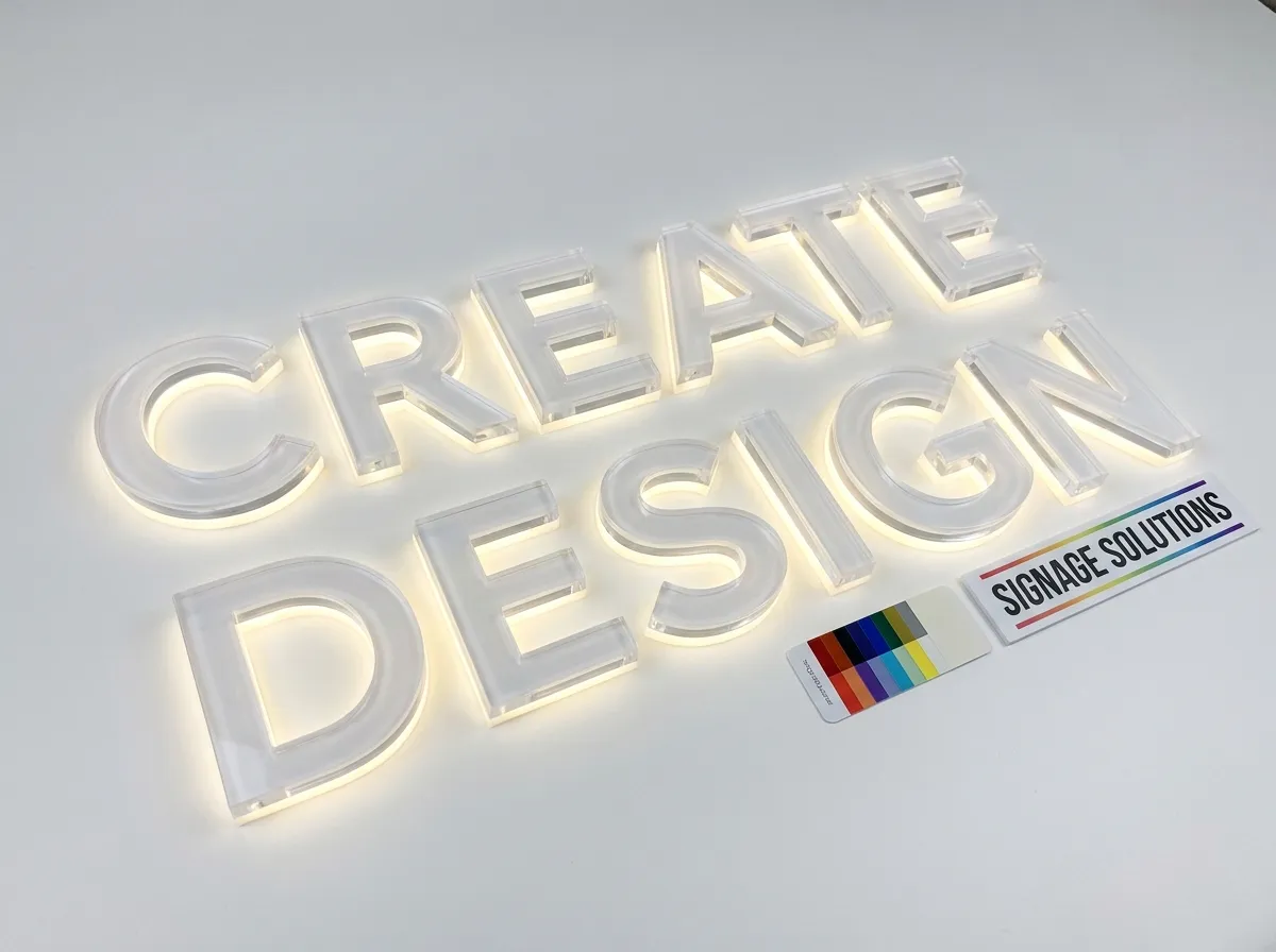 Lettere Singole 3D Retroilluminate personalizzata