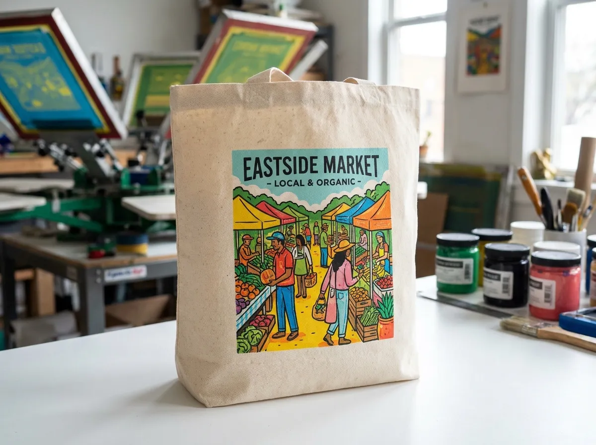 Totebag Cotone personalizzata — stampa professionale